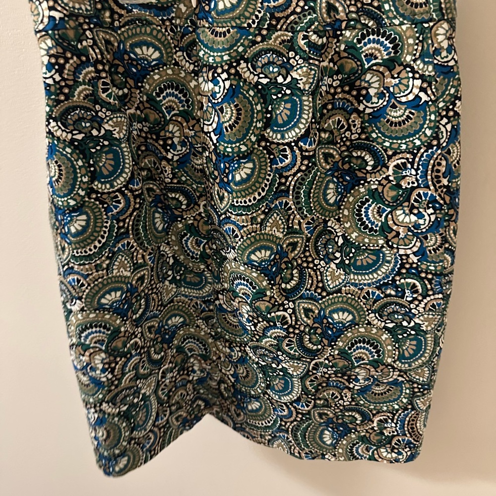 Talbots Blue Pencil Skirt Knee-Length for Work